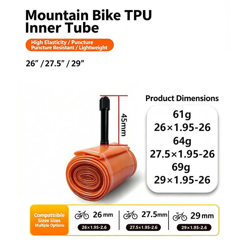 Mountain Biking Tube - Chambre à air en TPU pour
