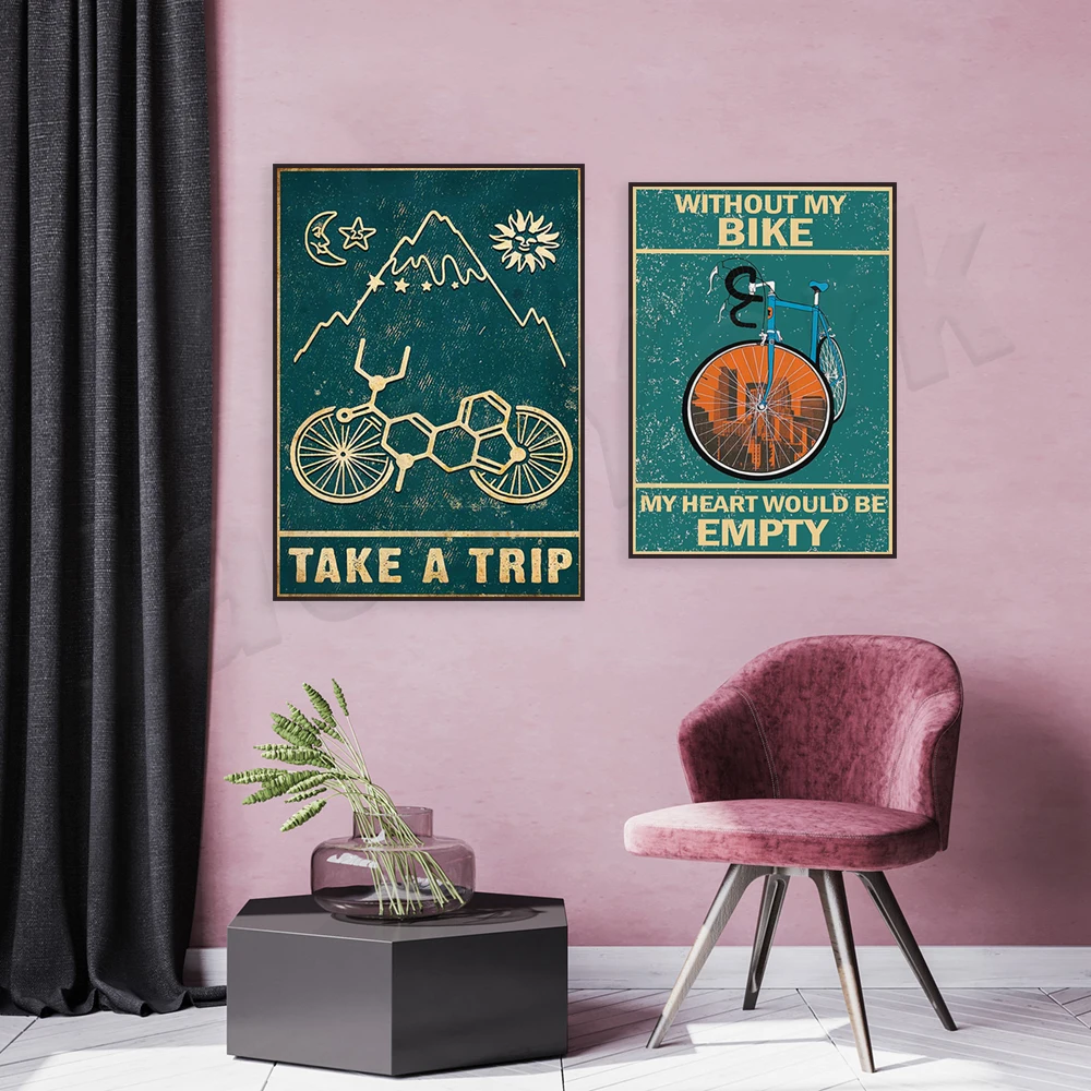 Affiche de voyage de vélo de m - Mountain Biking Europe avis et prix