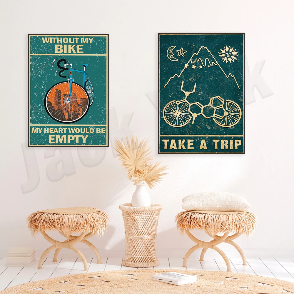 Affiche de voyage de vélo de m - Mountain Biking Europe avis et prix
